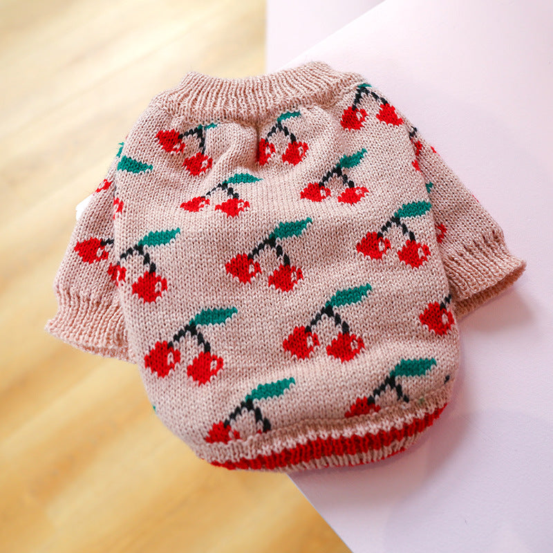 Pet Sweater for Dogs and Cats, Winter Wool Knitwear