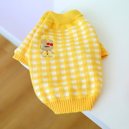 Pet Sweater for Dogs and Cats, Winter Wool Knitwear