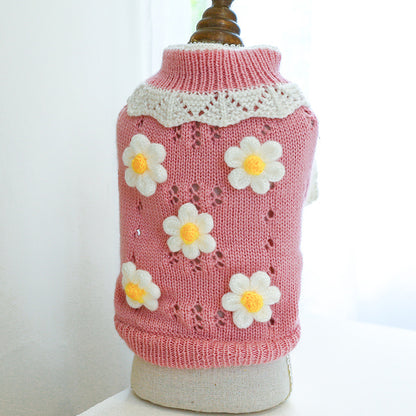 Pet Sweater for Dogs and Cats, Winter Wool Knitwear