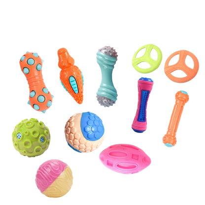 Pet teething sound toy