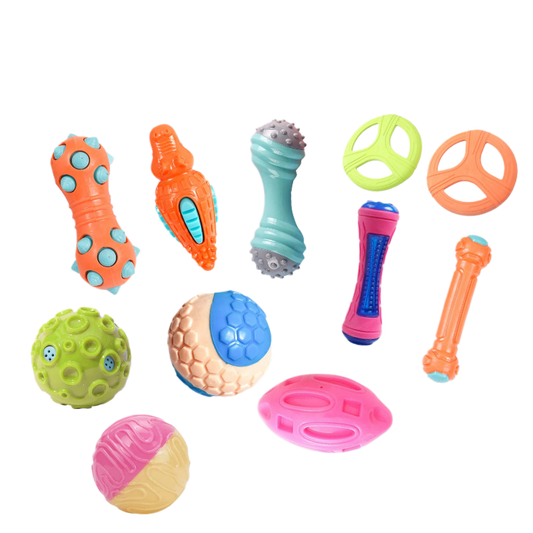 Pet teething sound toy