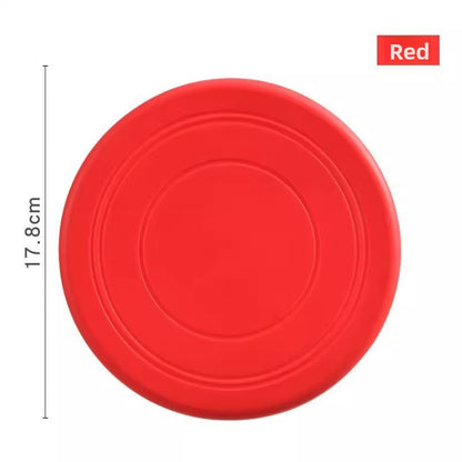 Pet toy bite-resistant training saucer
