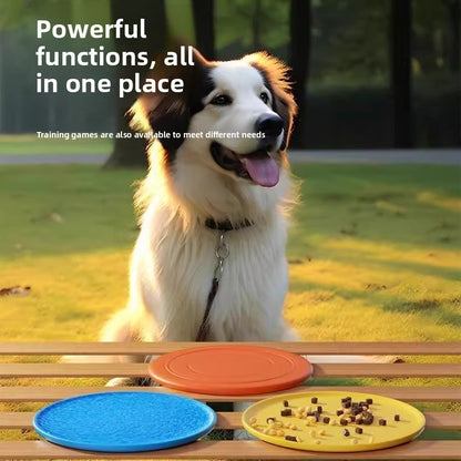 Pet toy bite-resistant training saucer