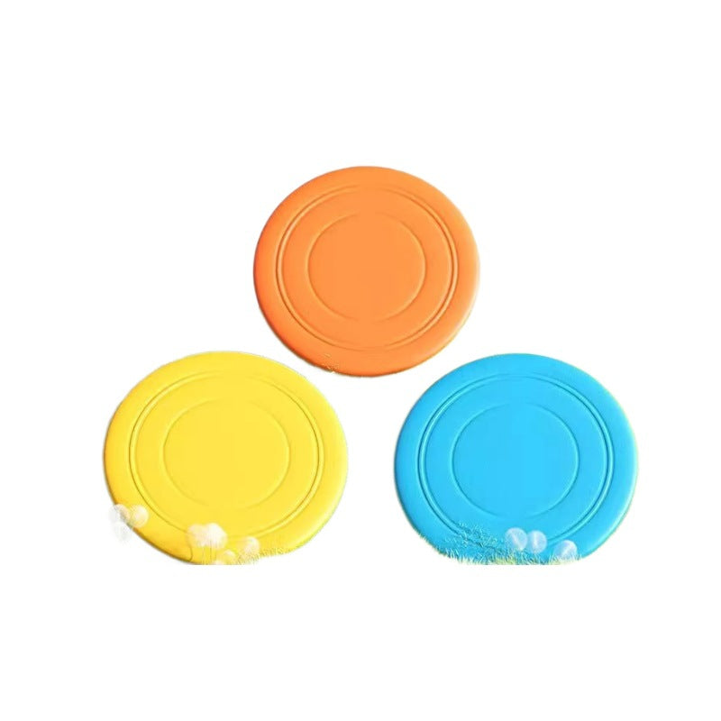 Pet toy bite-resistant training saucer
