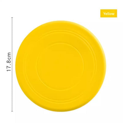 Pet toy bite-resistant training saucer