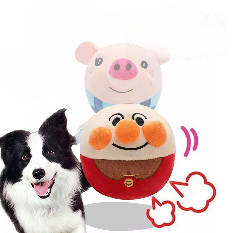 Pet toy jumping ball