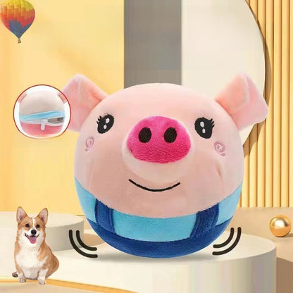 Pet toy jumping ball