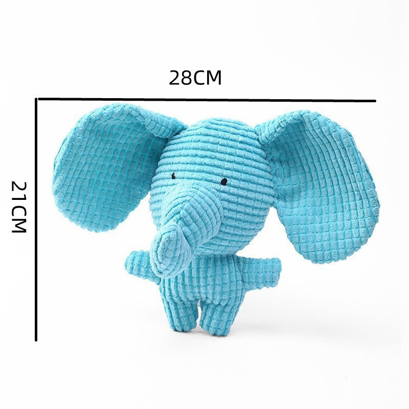 Pet Toy Pink Pig White Rabbit Voice Molar Tooth Cleaning Pet Plush Dog Toy Supplies
