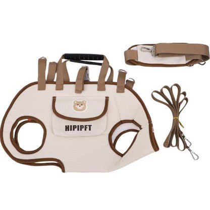 Pet traction backpack