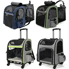 Large Grey Casters Telescopic Expandable