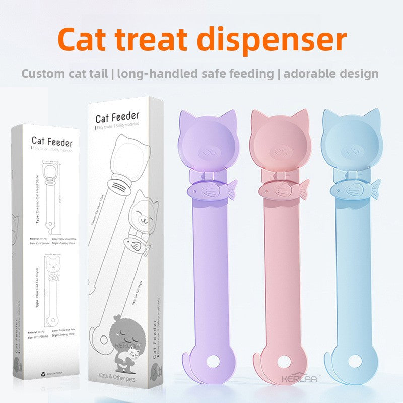 Pet Treat Dispenser Feeding Spoon