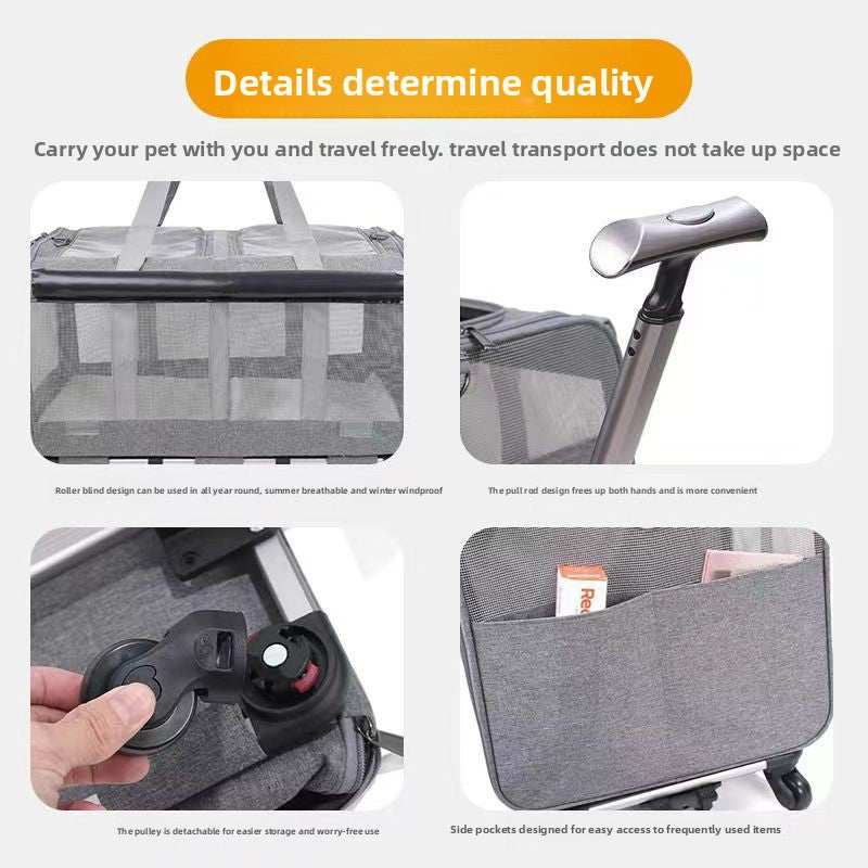 Pet trolley case