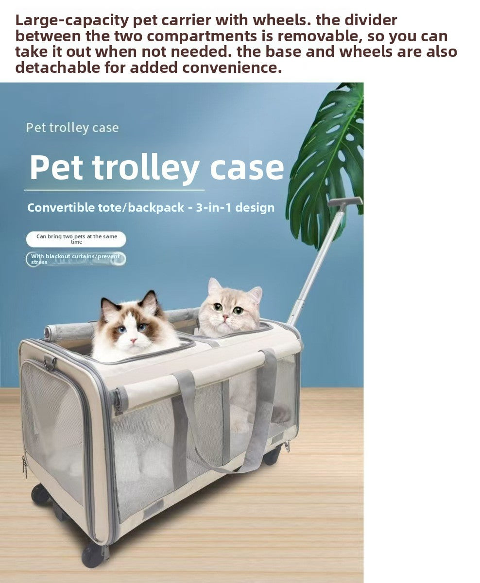 Pet trolley case