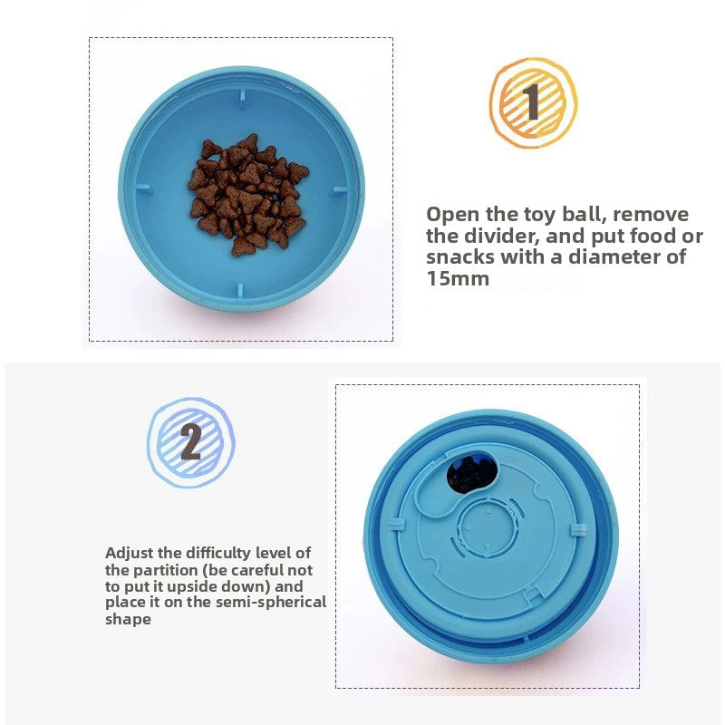 Pet Tumbler Food Dispensing Toy Ball