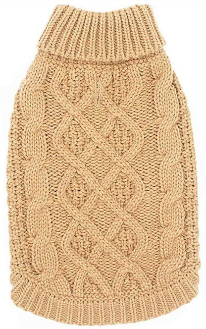 Pet Twisted Rope sweater