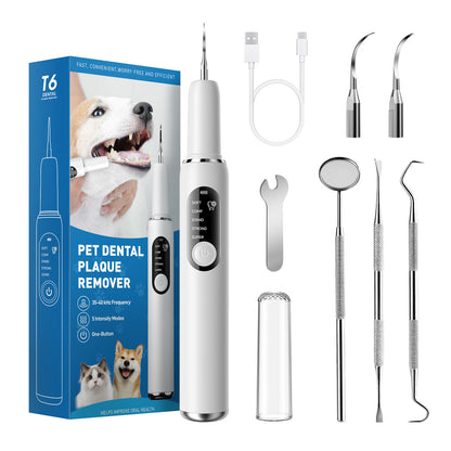 Pet ultrasonic calculus removal dental cleaner