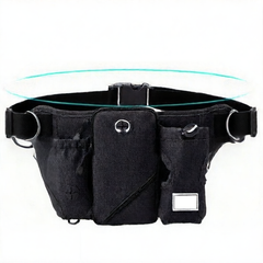 Single waist bag without traction
