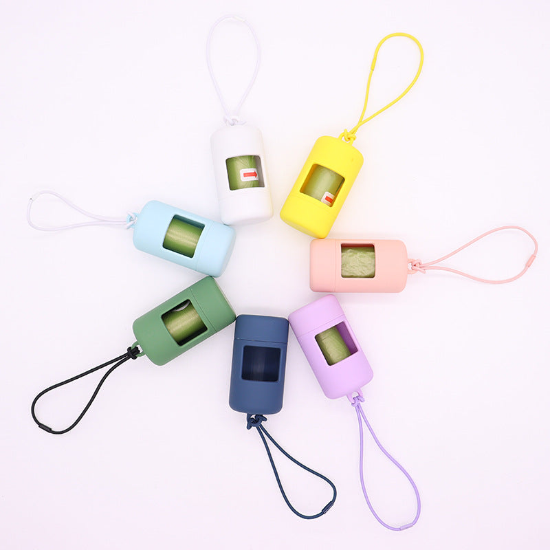 Pet Waste Bag Dispenser with Degradable Poop Bags