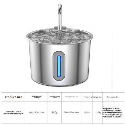 Pet water fountain