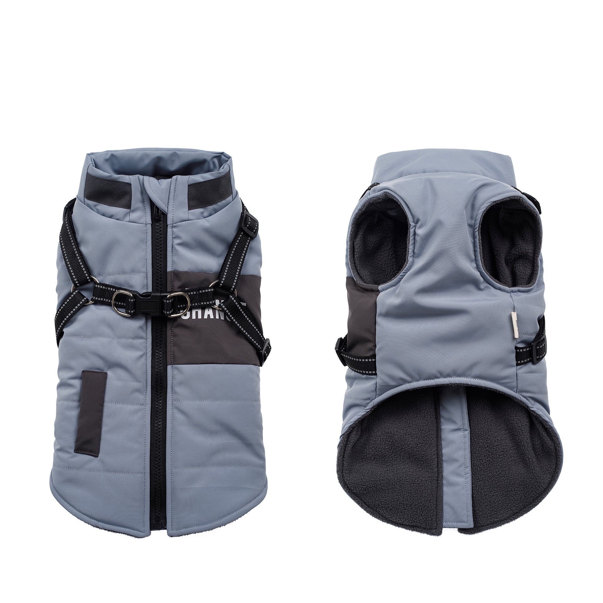Pet windproof collar cotton coat