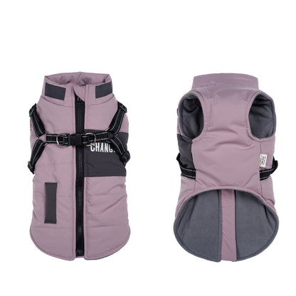 Pet windproof collar cotton coat