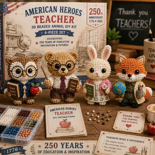 Petite 3D Beaded Animal Craft Kit