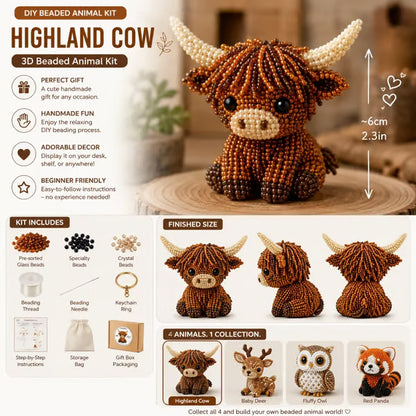 Petite 3D Beaded Animal Craft Kit