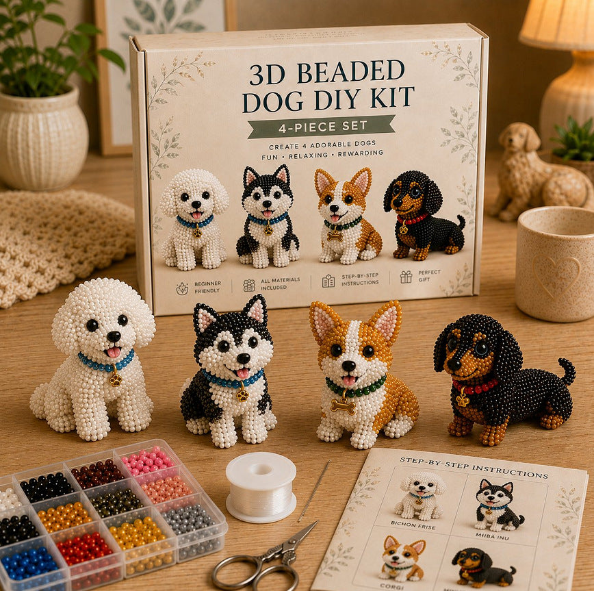 Petite 3D Beaded Animal Craft Kit