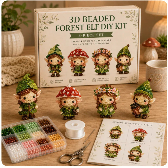 Petite 3D Beaded Animal Craft Kit