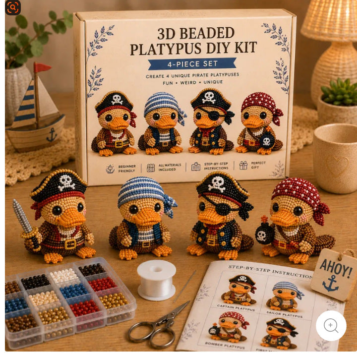 Petite 3D Beaded Animal Craft Kit