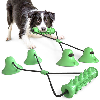 PetMolar Amazon Explosions Dog Toy Double Suction Cup Pull Rope Molar Bite Resistant Tooth Cleaning Rod Pet Supplies 01