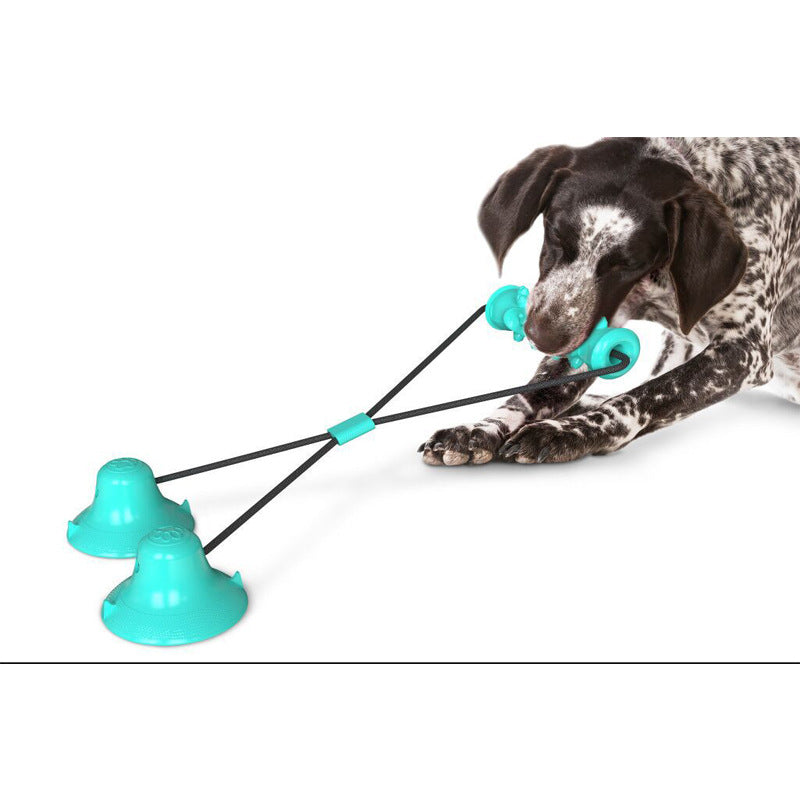 PetMolar Amazon Explosions Dog Toy Double Suction Cup Pull Rope Molar Bite Resistant Tooth Cleaning Rod Pet Supplies 01