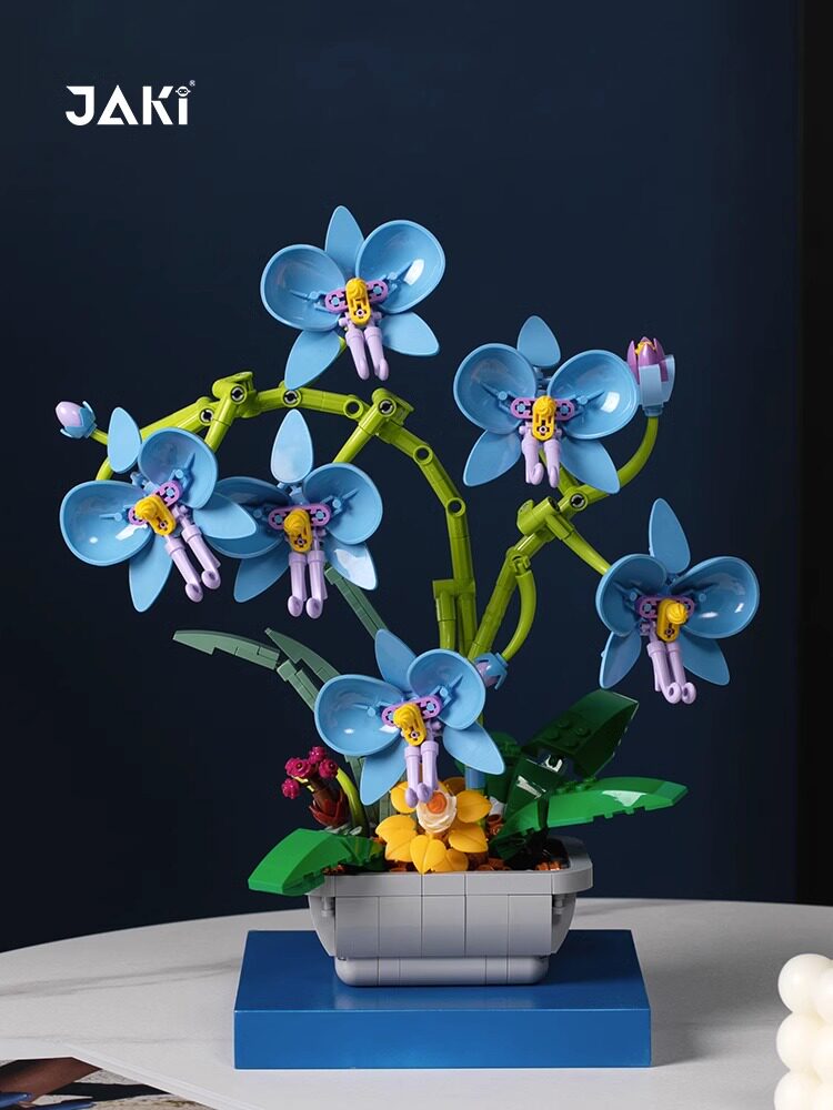 Phalaenopsis Orchid Building Block Bouquet Assembly Toy
