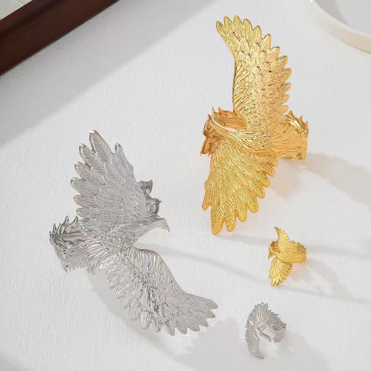 Phoenix Bracelet and Ring Set