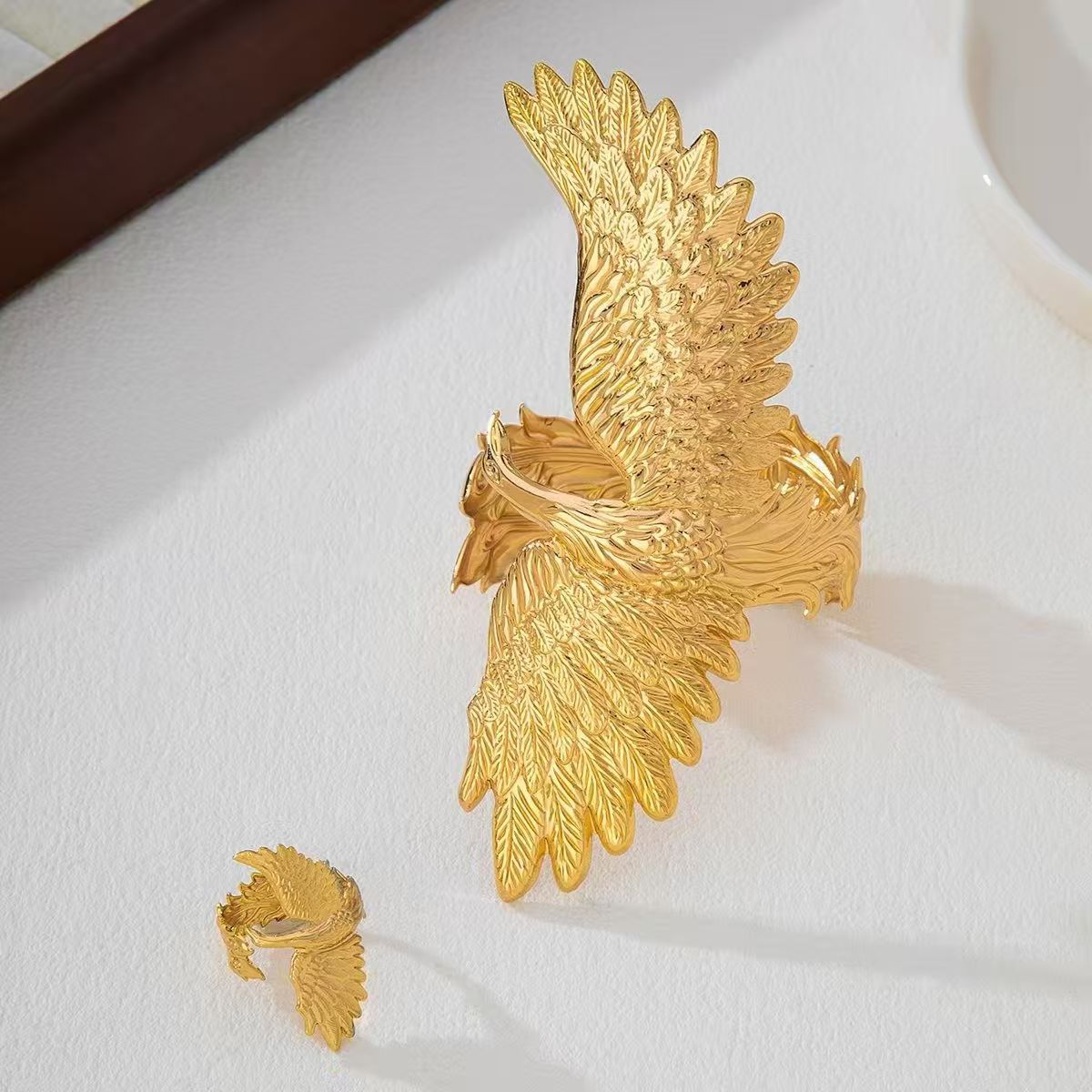 Phoenix Bracelet and Ring Set
