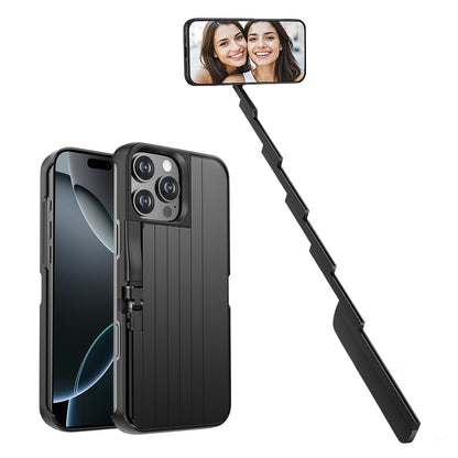 Phone Case Selfie Stick with Bluetooth