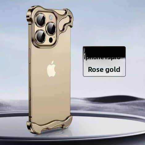 Phone Case Shaped Metal Frame No Backplate Protective Cover