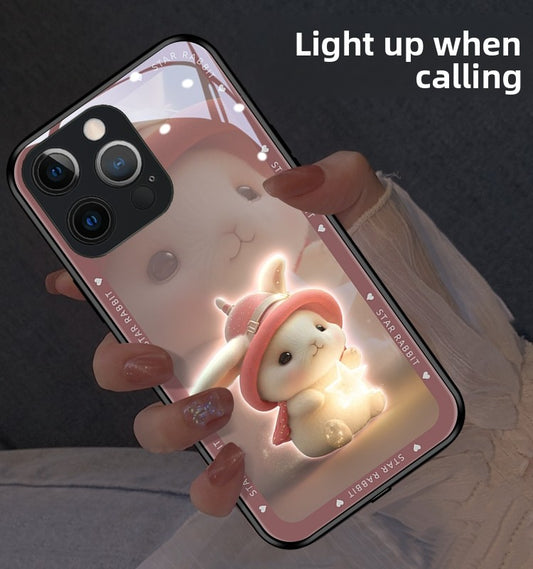Phone case that lights up when receiving calls