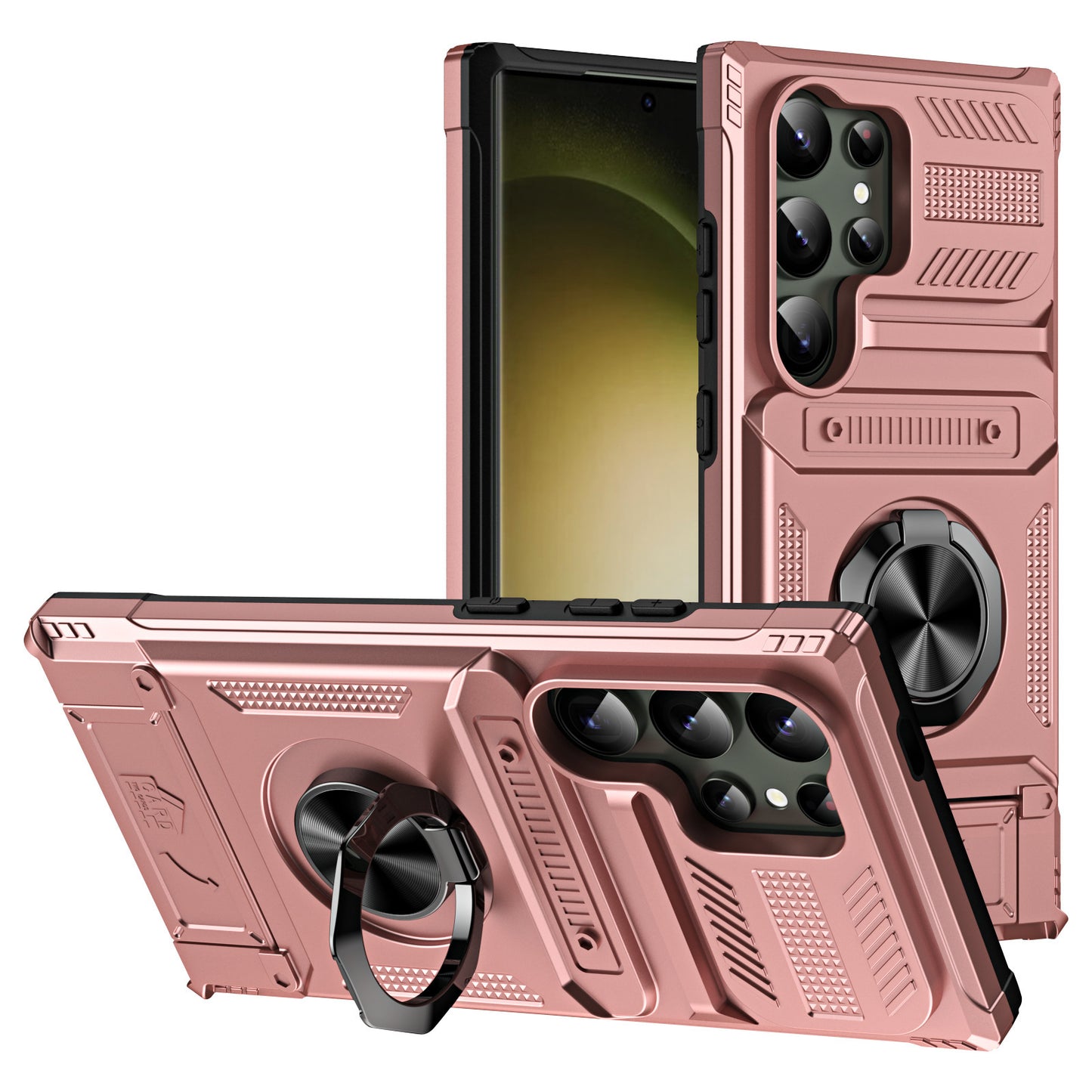 phone case with hidden card slot
