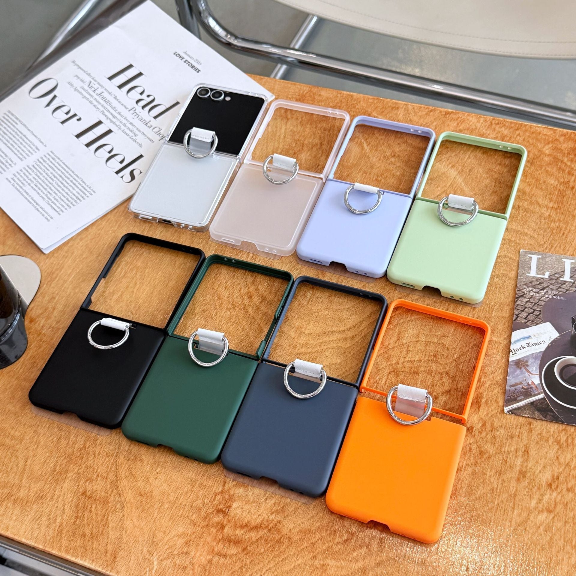 Phone Case with Metal Buckle