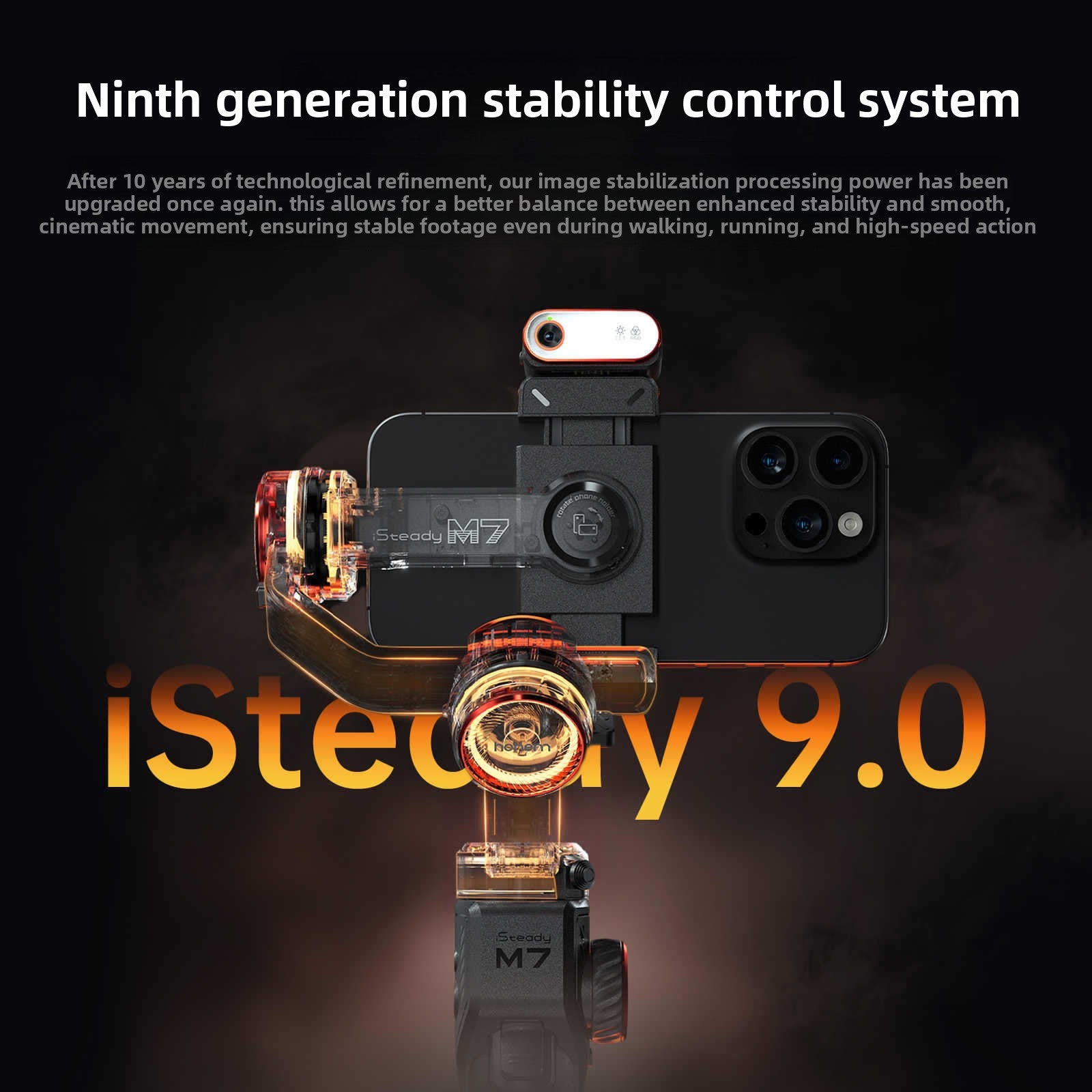 Phone Gimbal Stabilizer with AI Tracking