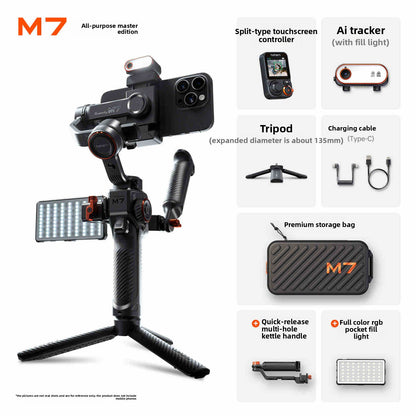 Phone Gimbal Stabilizer with AI Tracking