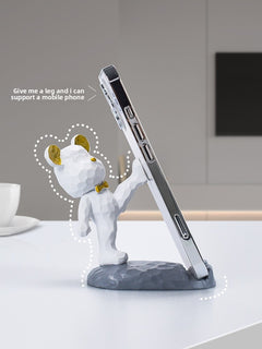 Astronaut Stand Push Gold