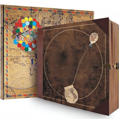 Photo album, travel scrapbook