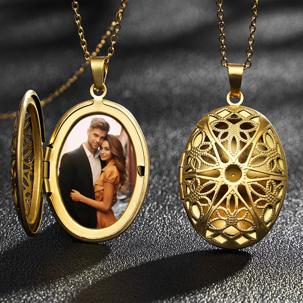 Photo Frame Necklace
