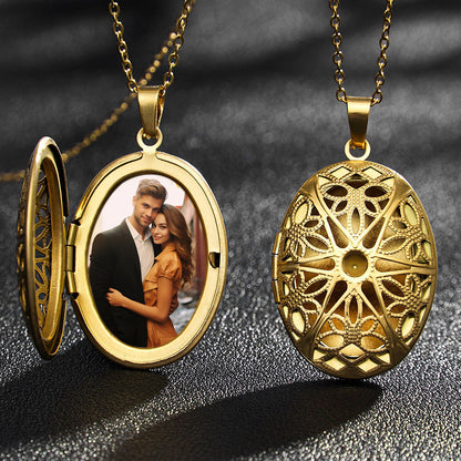 Photo Frame Necklace