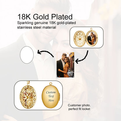 Photo Frame Necklace