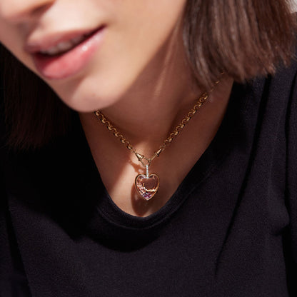 Photo Locket Pendant Transparent Case