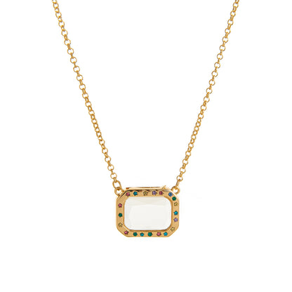 Photo Locket Pendant Transparent Case