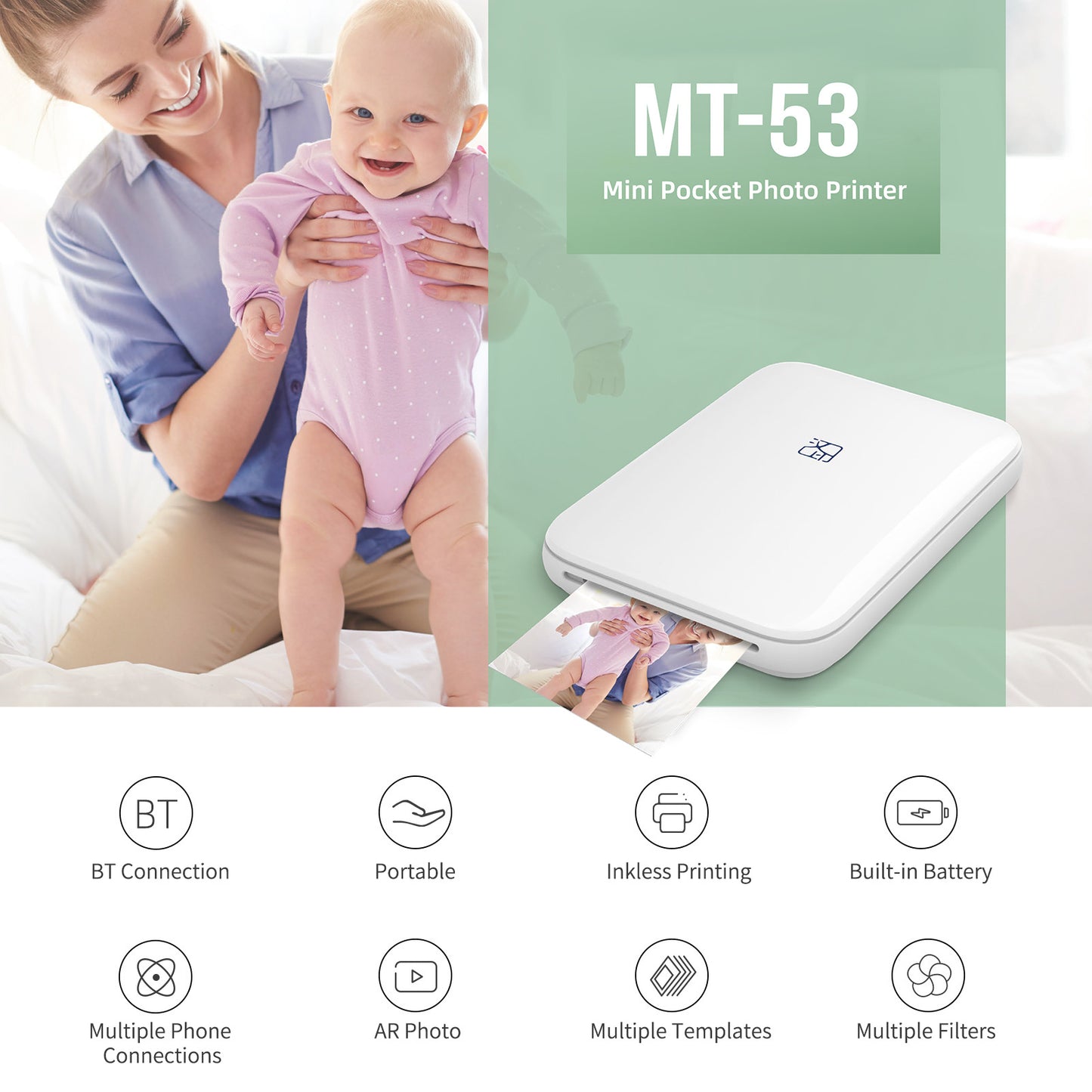 Photo Printer Portable